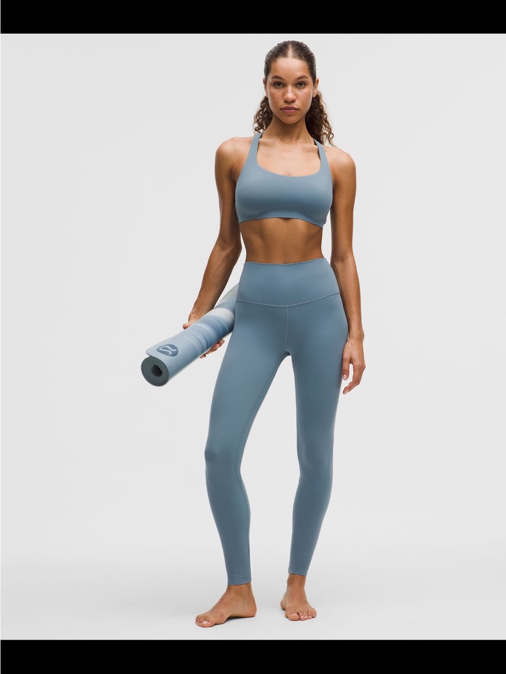 NWT Lululemon Align High Rise legging pants, 28”, Steel Blue, 8